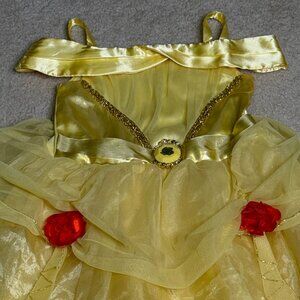 Disney - Princess Belle - Beauty & the Beast - Girls Sleeveless Dress - Size 5/6